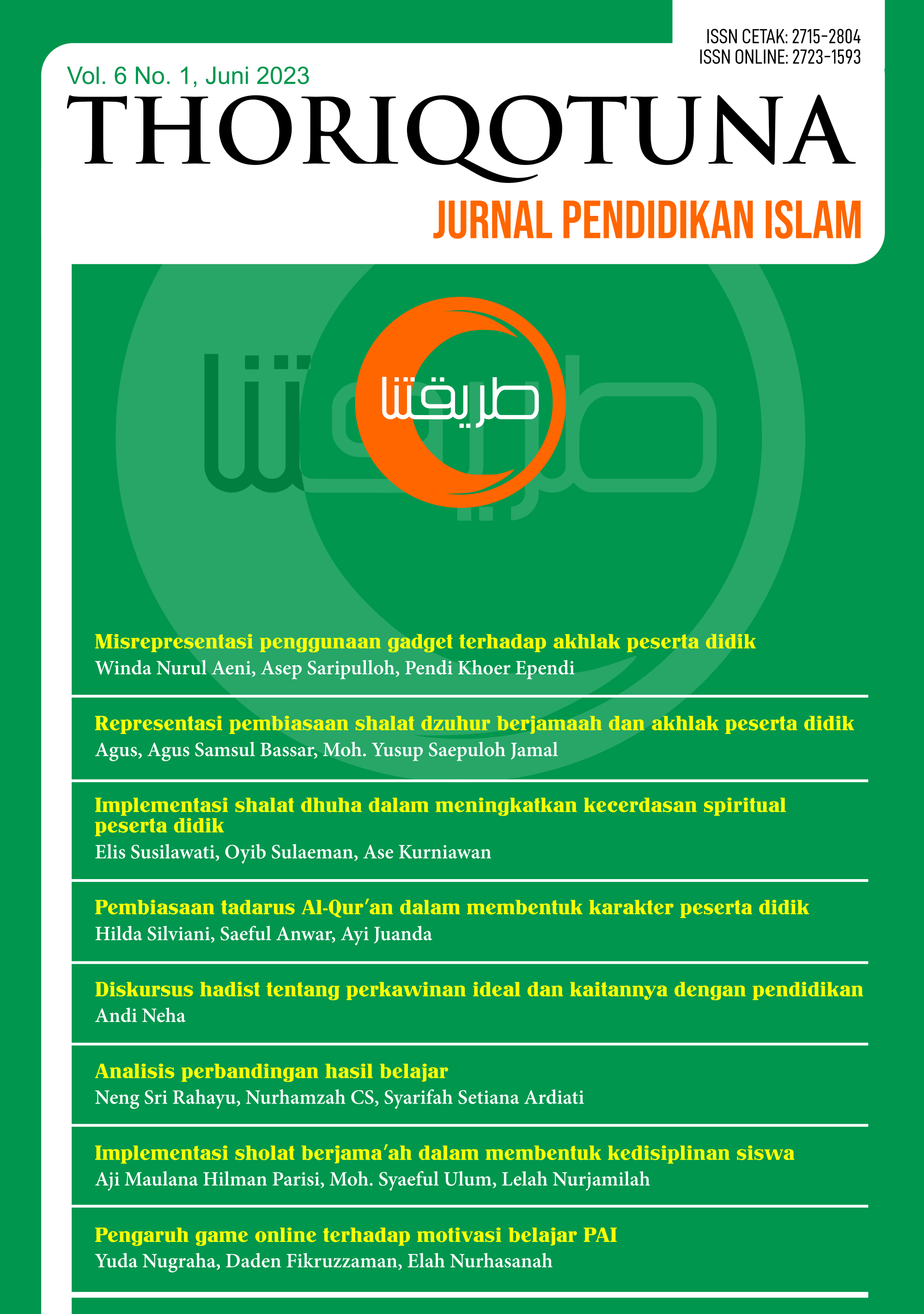 jurnal thoriqotuna iailm vol 6 no 1