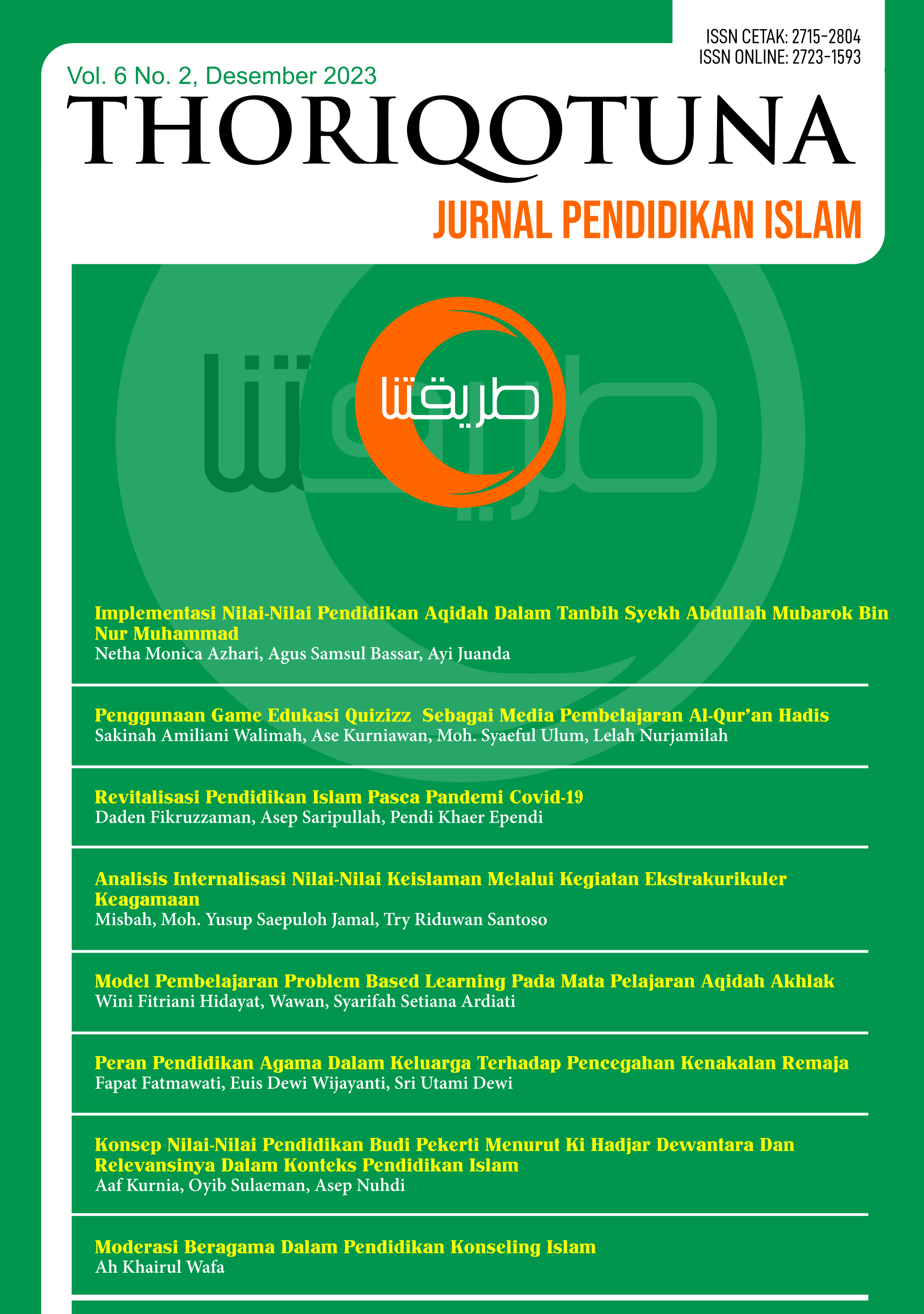 jurnal thoriqotuna iailm vol 6 no 2